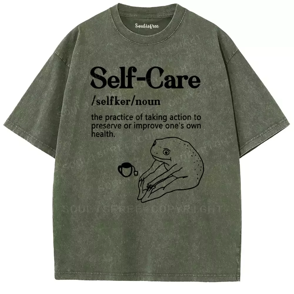 Self Care Washed T-shirt