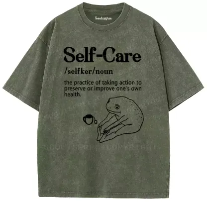 Self Care Washed T-shirt