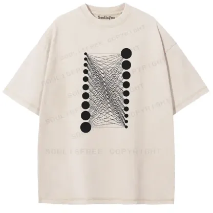 The Grid Within Washed T-shirt