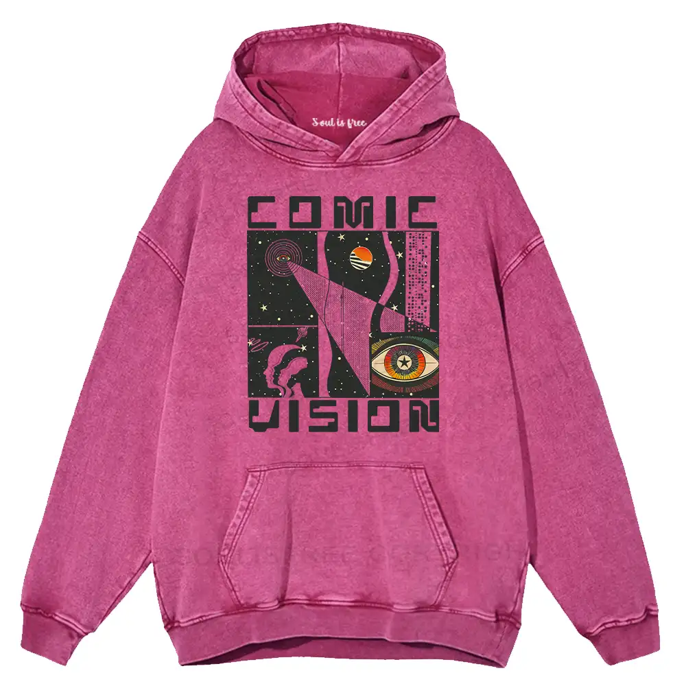 Comic Vision Washed Hoodie