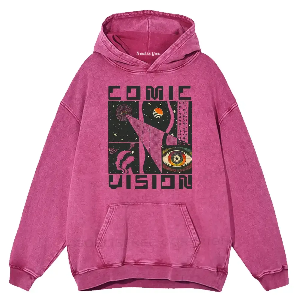 Comic Vision Washed Hoodie