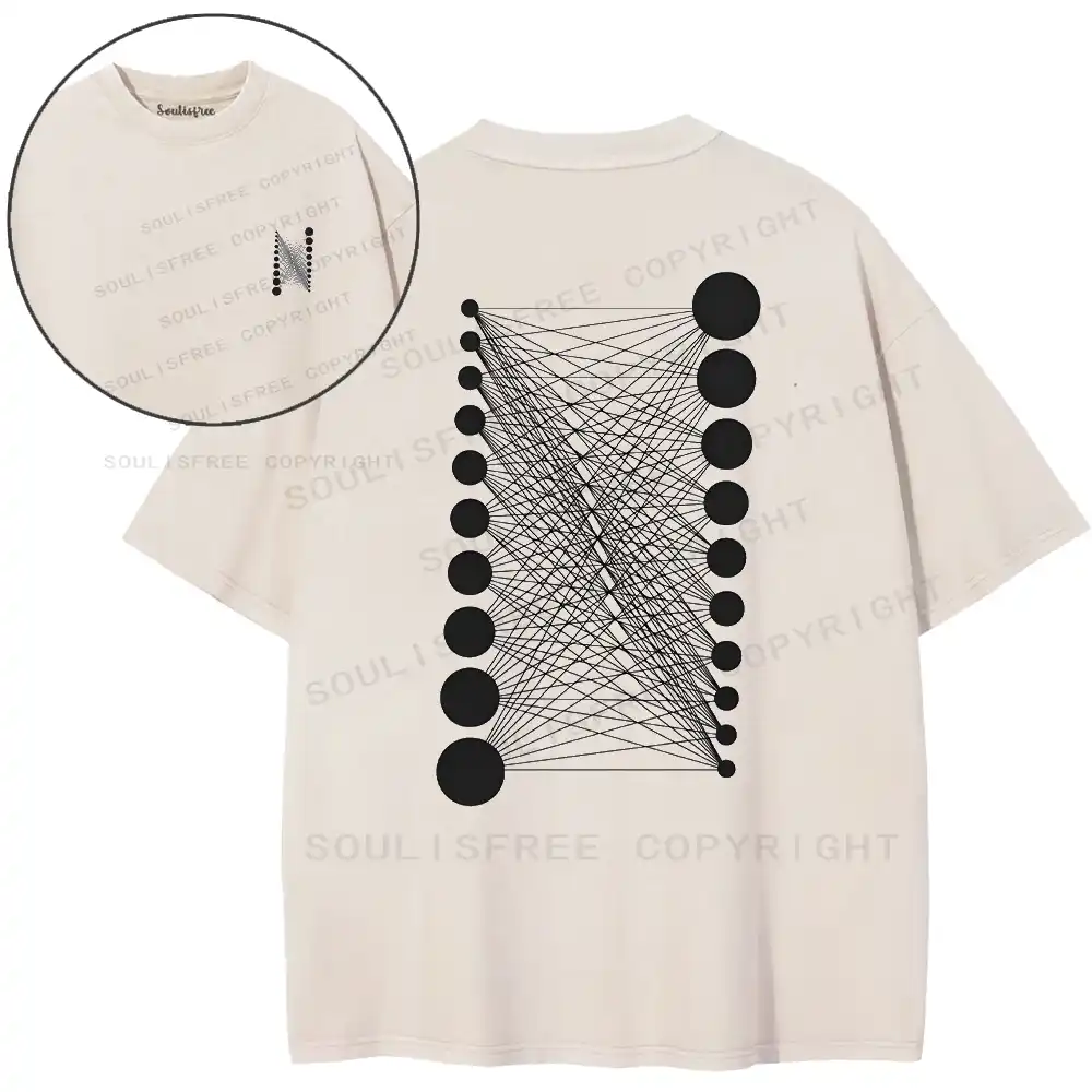 The Grid Within Washed T-shirt