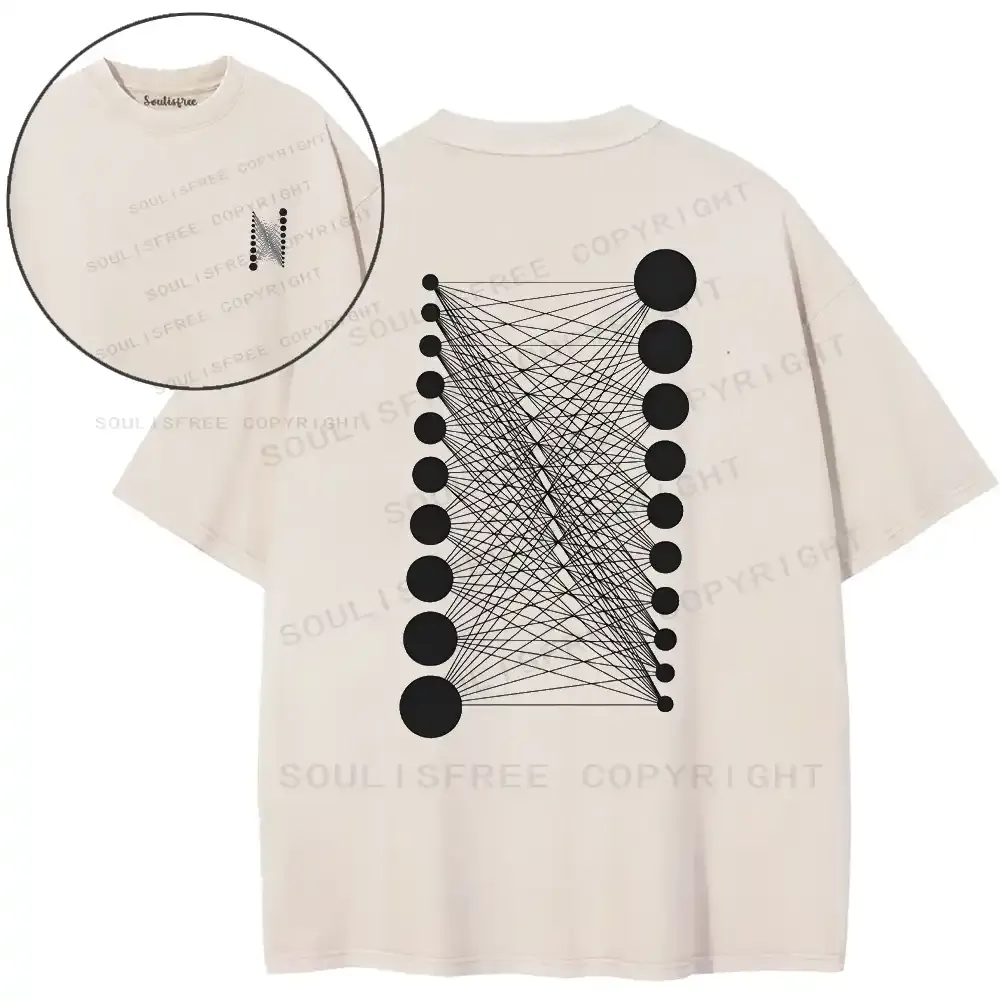 The Grid Within Washed T-shirt