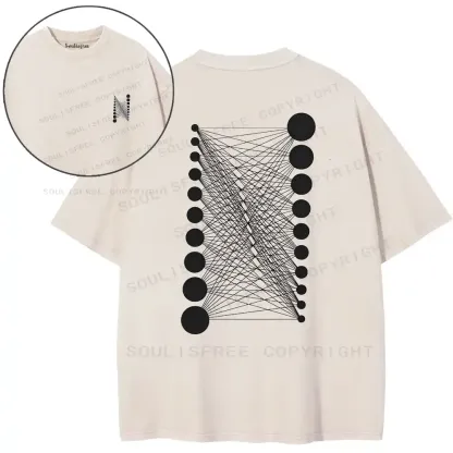 The Grid Within Washed T-shirt