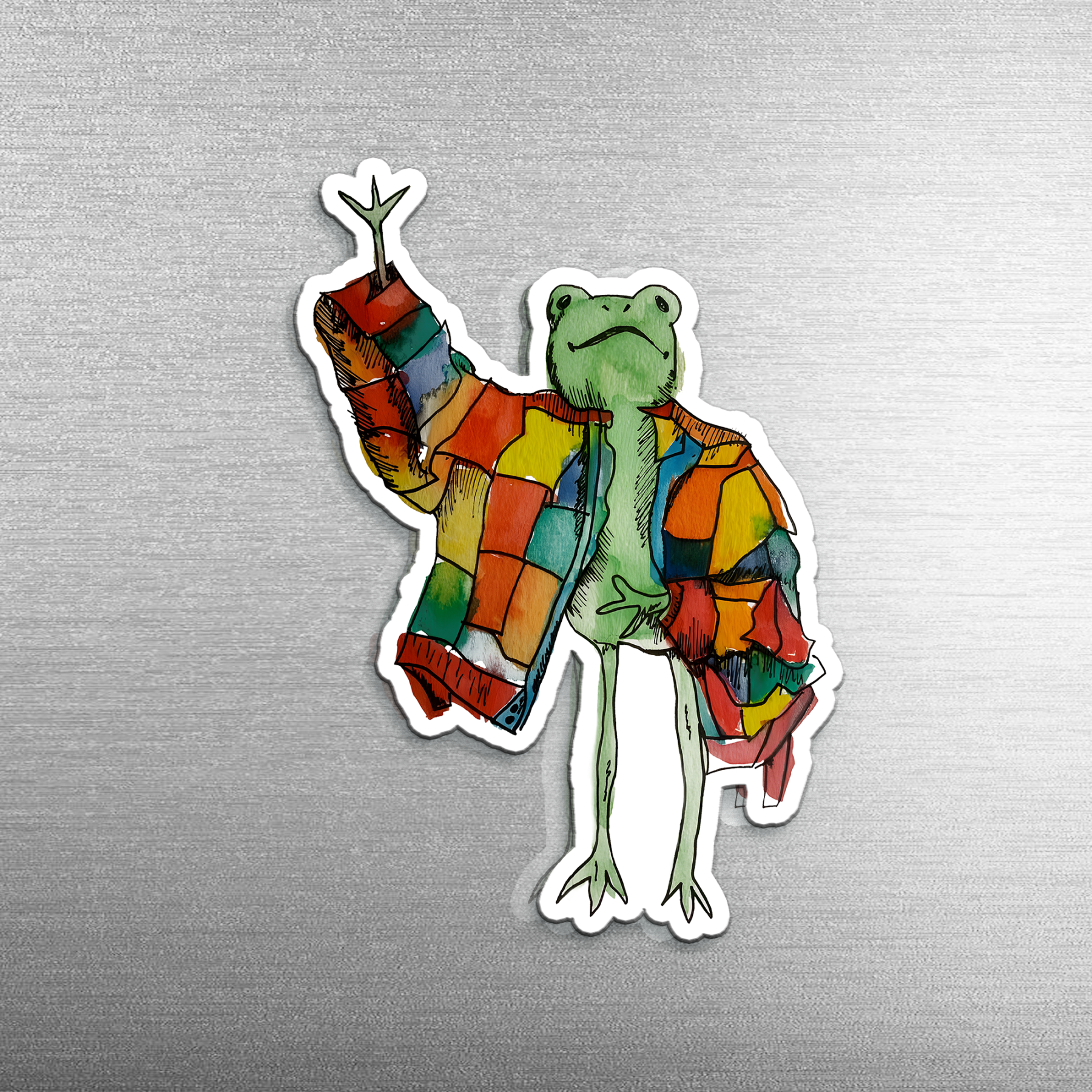 Stylish Frog Fridge Magnet