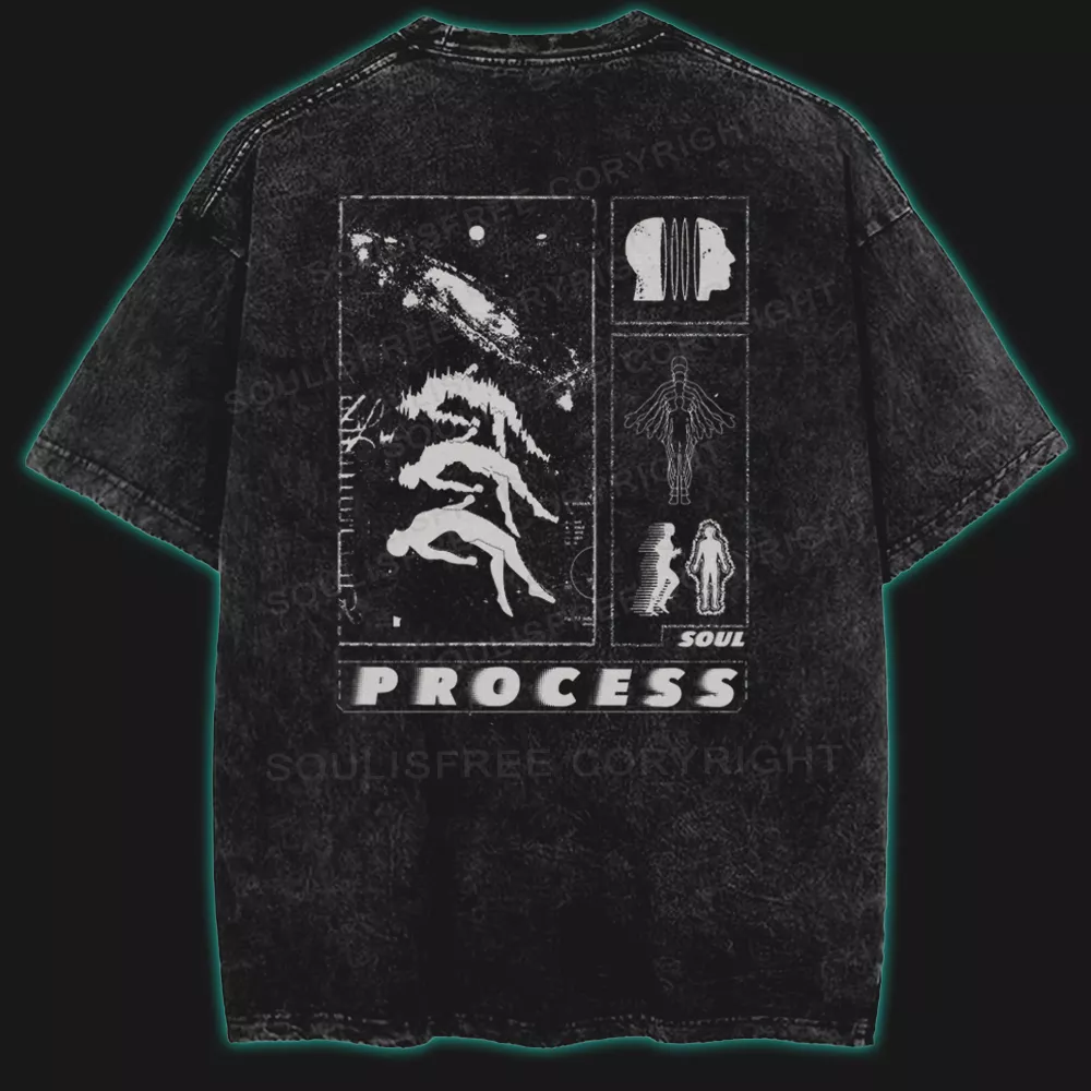 Awaken the Process Washed Space T-shirt