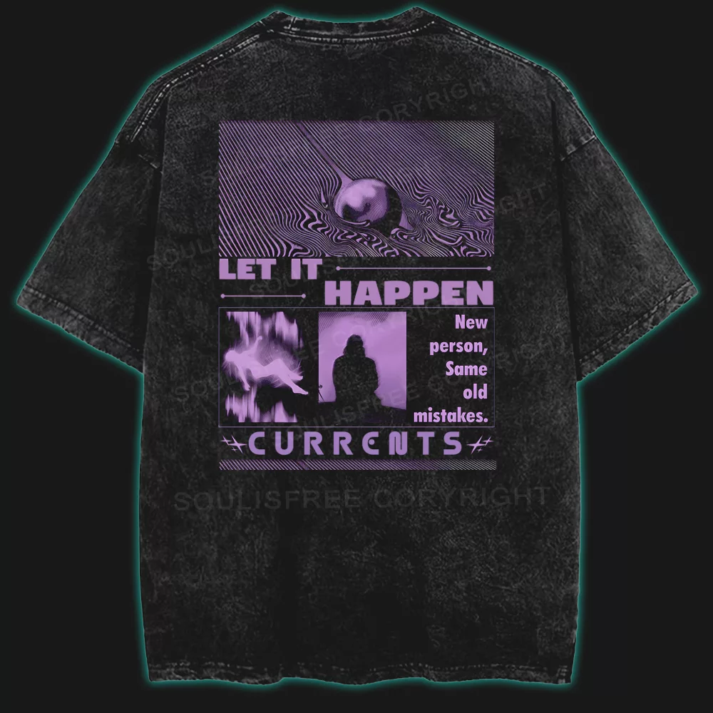 Let It Happen Washed T-shirt