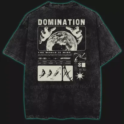 Domination Washed Space T-shirt