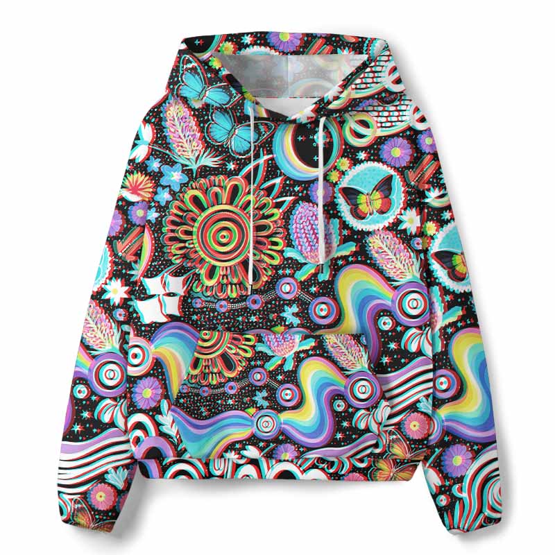 Soulisfree Glitch Cosmic Dream All-Over Print Hoodie