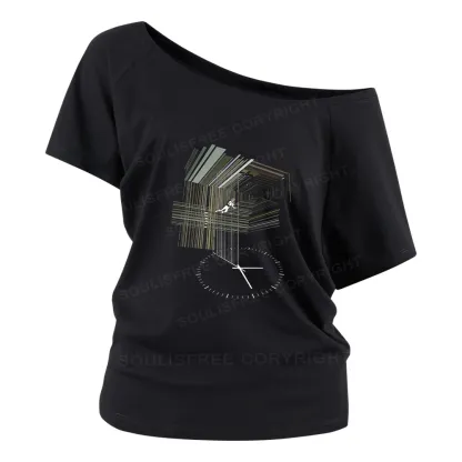 Secret Behind The Bookshelf Off Shoulder Top