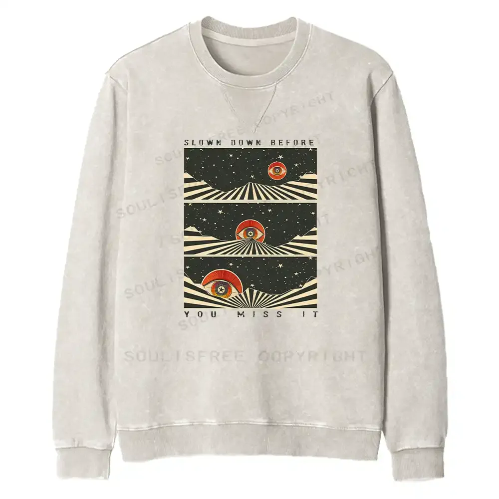 Moments in Stillness Fit Washed Sweatshirt