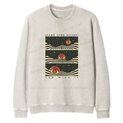 Moments in Stillness Fit Washed Sweatshirt