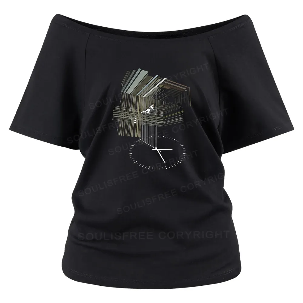 Designed Secret Behind The Bookshelf Off Shoulder Top