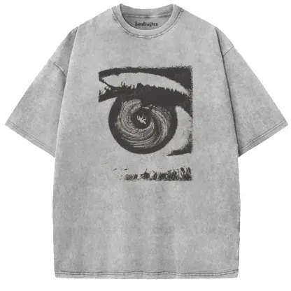 Eye Vortex Maze Washed T-shirt