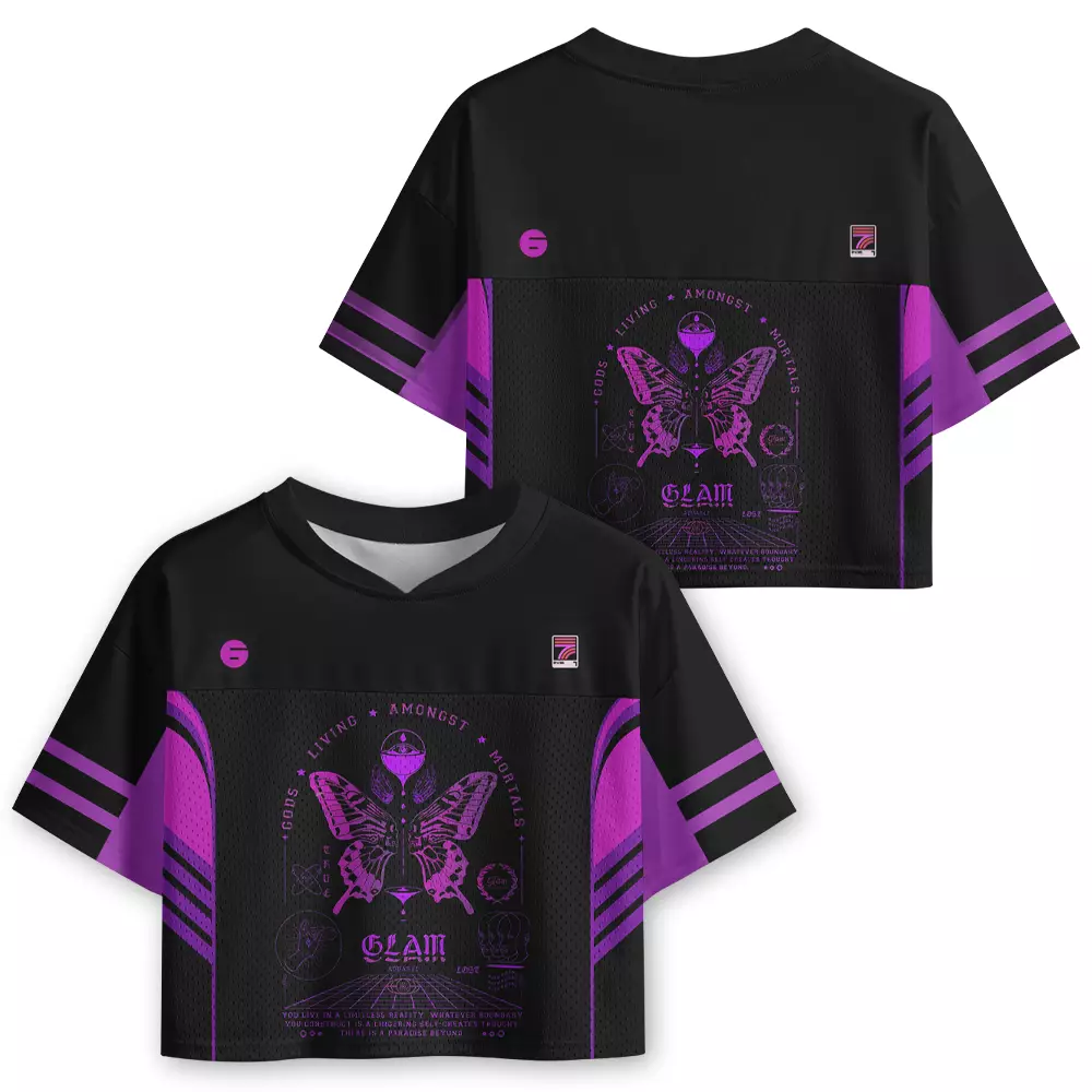 Soulisfree Gods Living Among Us Cropped Jersey