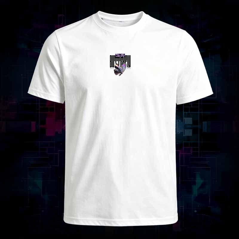 Soulisfree Cyber Iridescent Butterfly Classic Tee