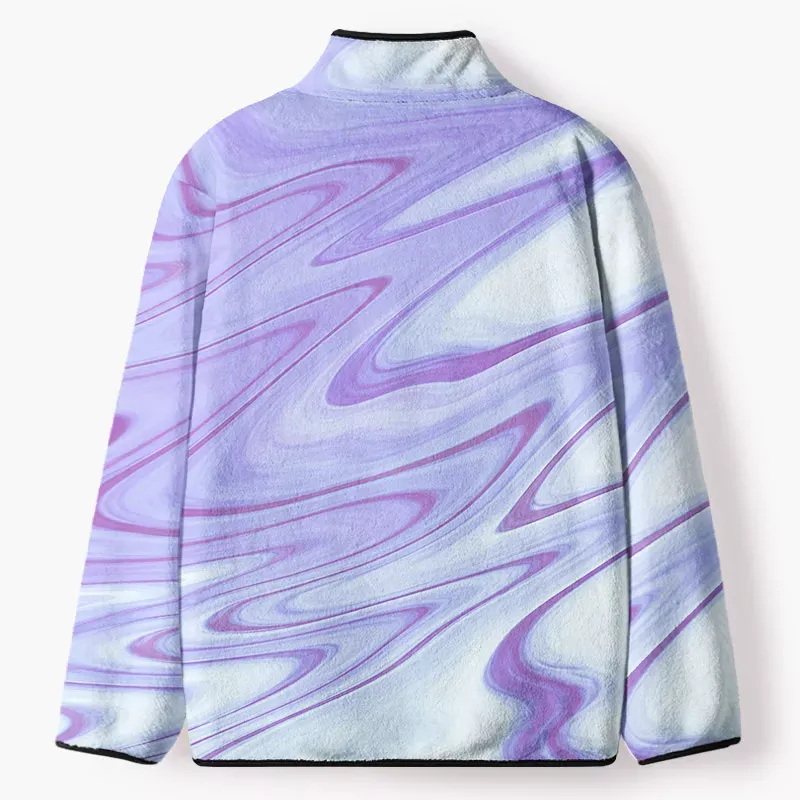 Soulisfree  Fluid Reverie Flannel Zip-Up Jacket