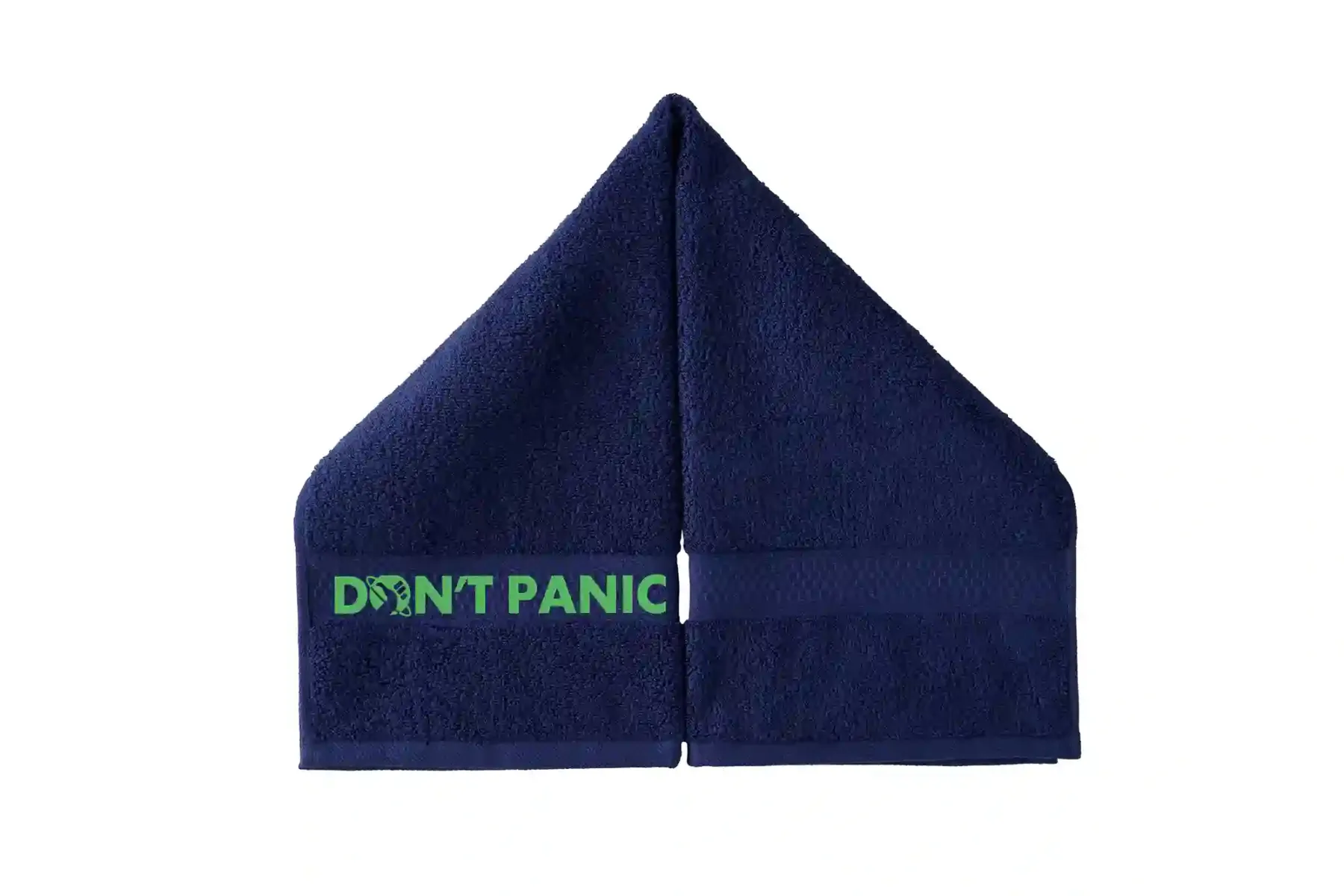 Don't Panic, The Answer Is 42 Embroidered Hand Towel