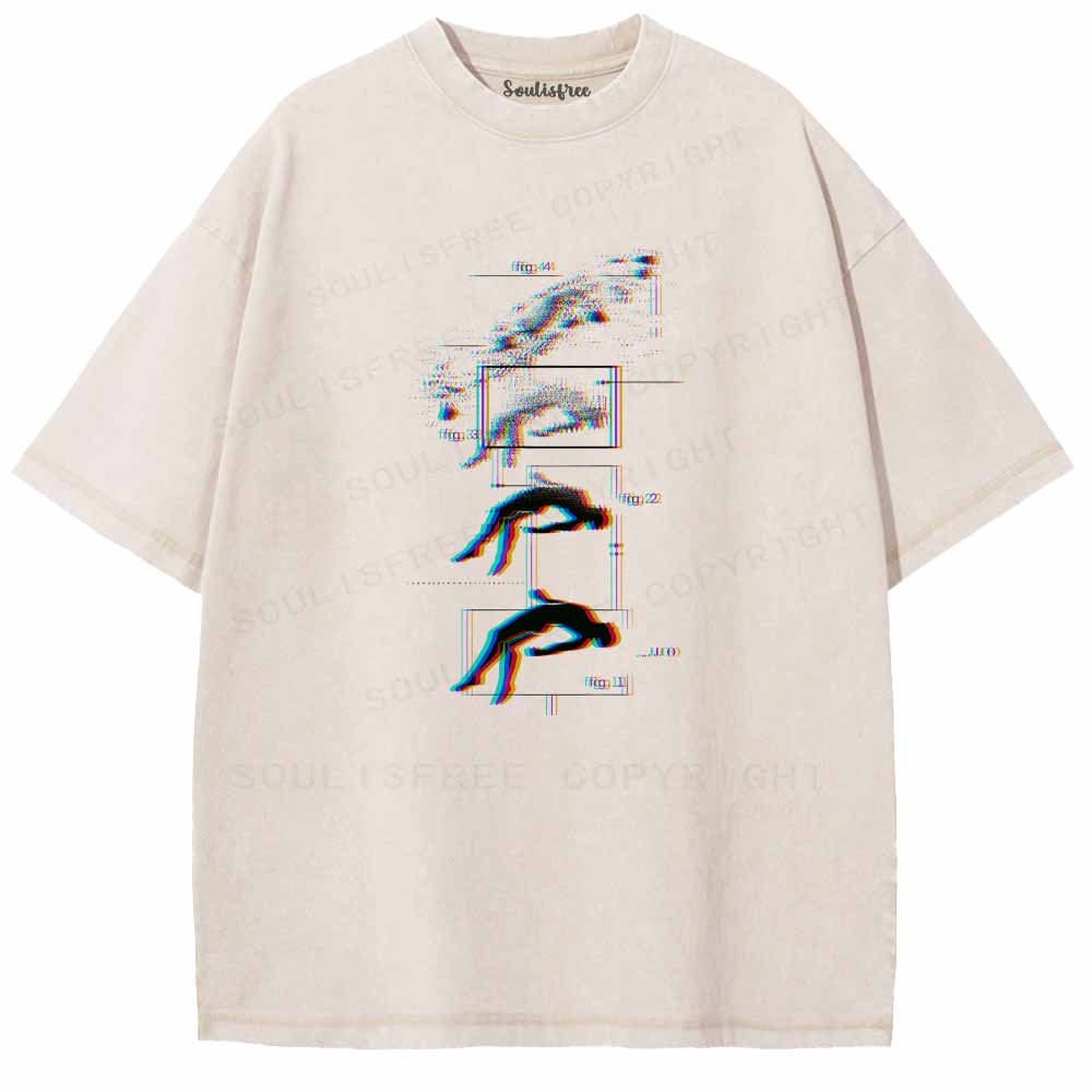 Soulisfree 404: SELF NOT FOUND Washed Tee