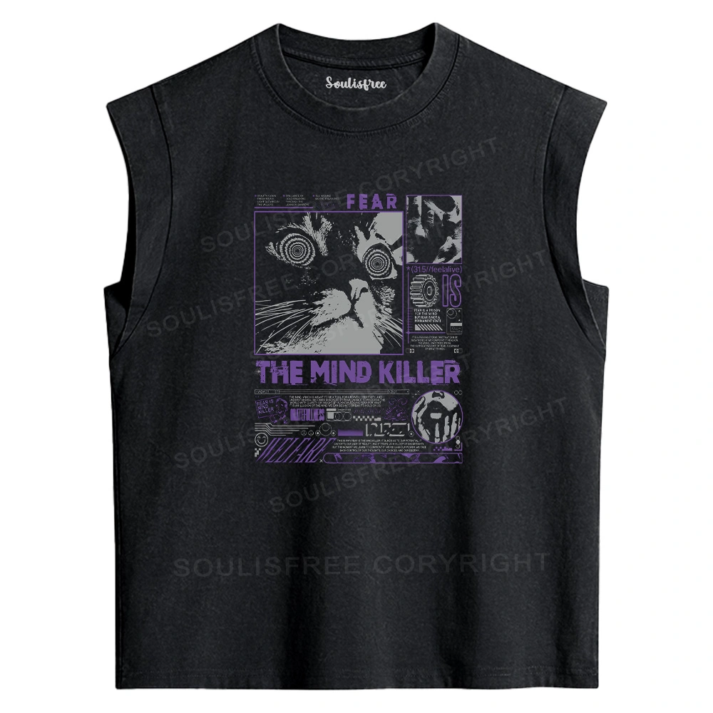 The Mind Killer Washed Tank Tops