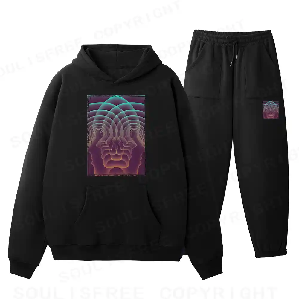 Do You Really Know Yourself Fleece Hoodie Set