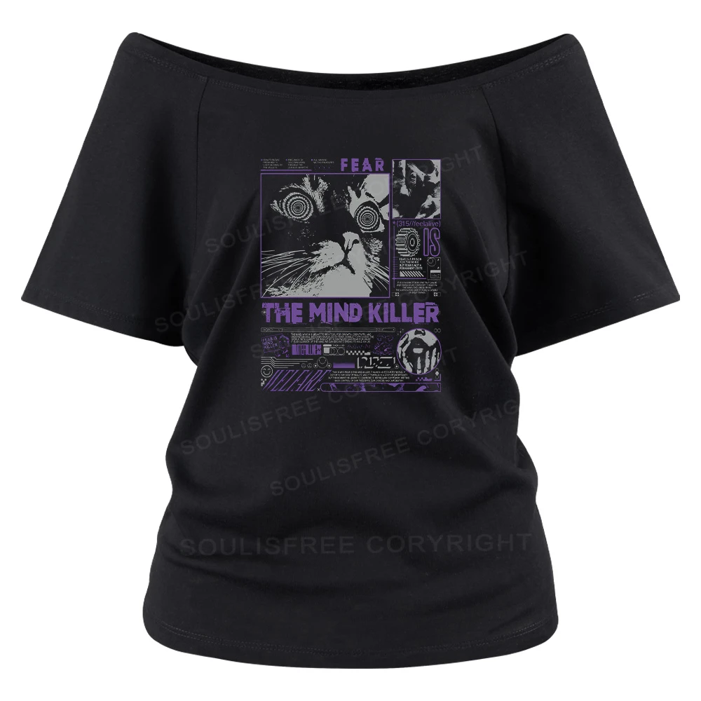 The Mind Killer Off Shoulder Top