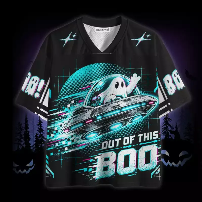 Soulisfree Out Of This Boo Mesh Jersey