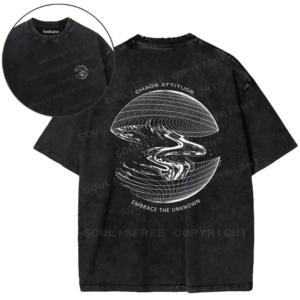 Chaos Attitude Washed T-shirt