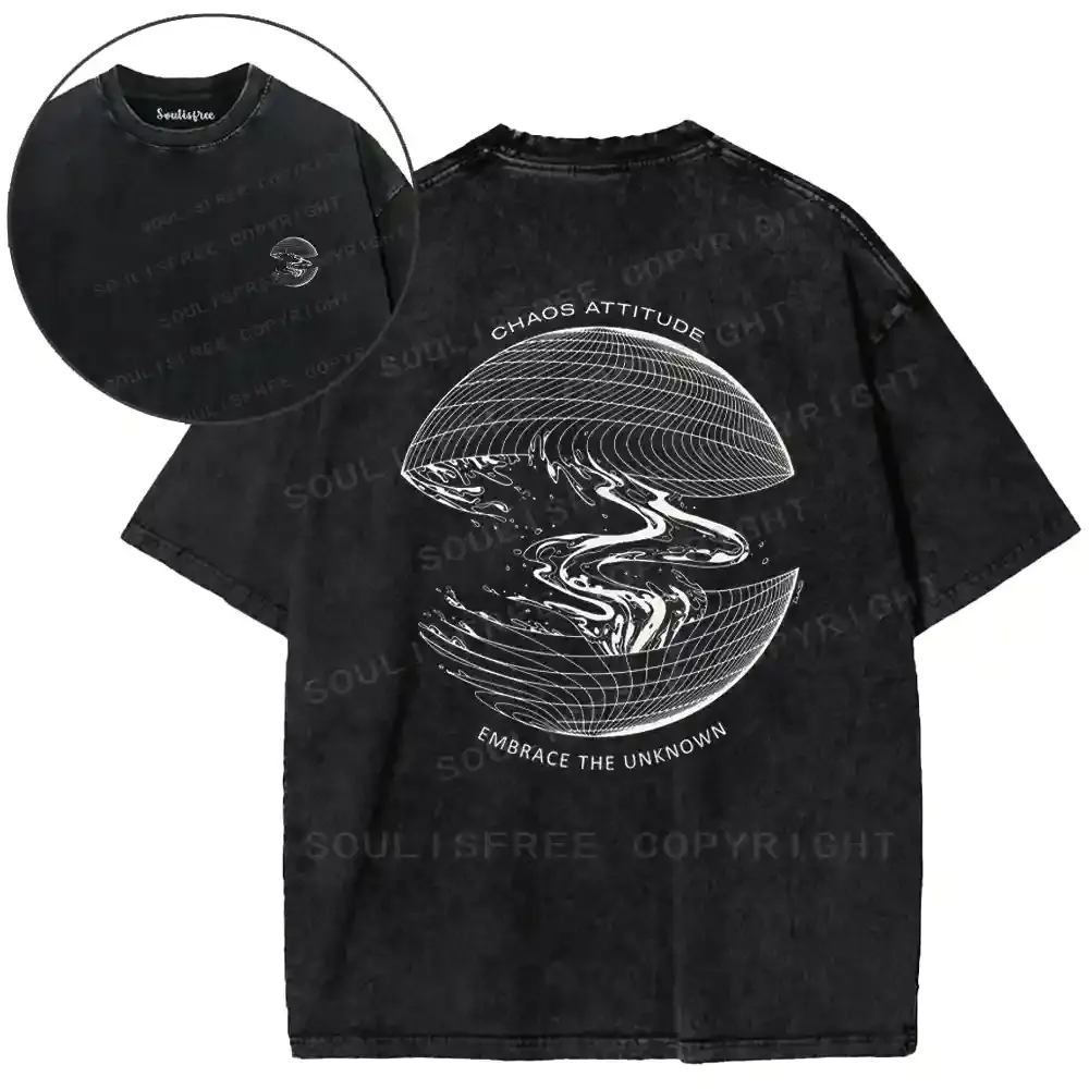 Chaos Attitude Washed T-shirt