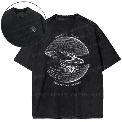Chaos Attitude Washed T-shirt