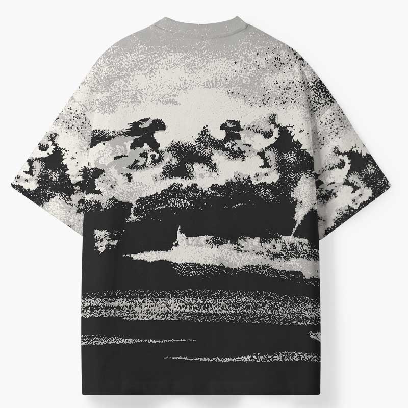 Soulisfree The Shape Of Silence ECO‑PERF Graphic Tee