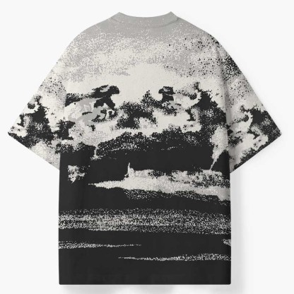 Soulisfree The Shape Of Silence ECO‑PERF Graphic Tee