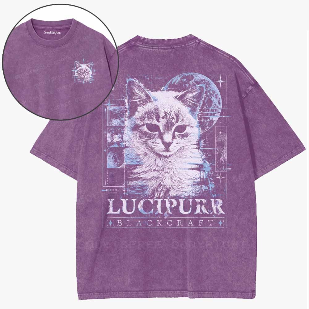 Soulisfree Lucipurr: Blackcraft Washed Tee
