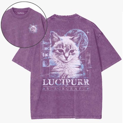 Soulisfree Lucipurr: Blackcraft Washed Tee