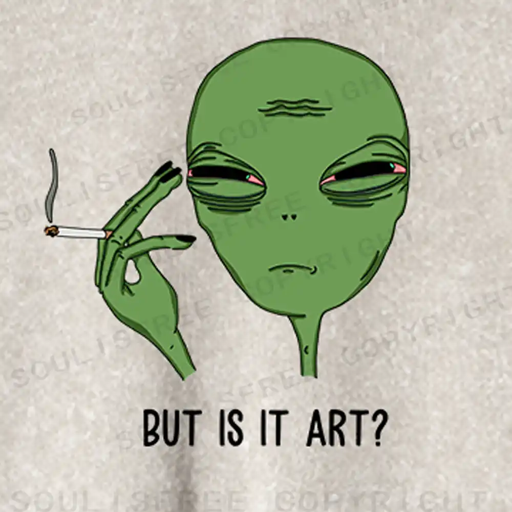 Is It Art Washed Cropped Sweatshirt