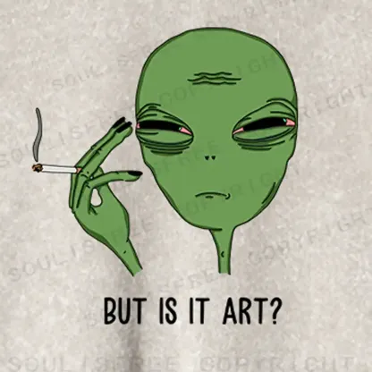 Is It Art Washed Cropped Sweatshirt