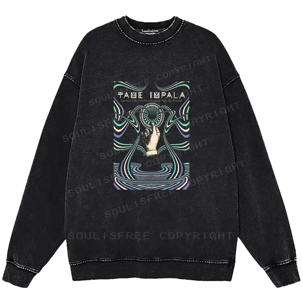 Tame Impala Washed Sweatshirts