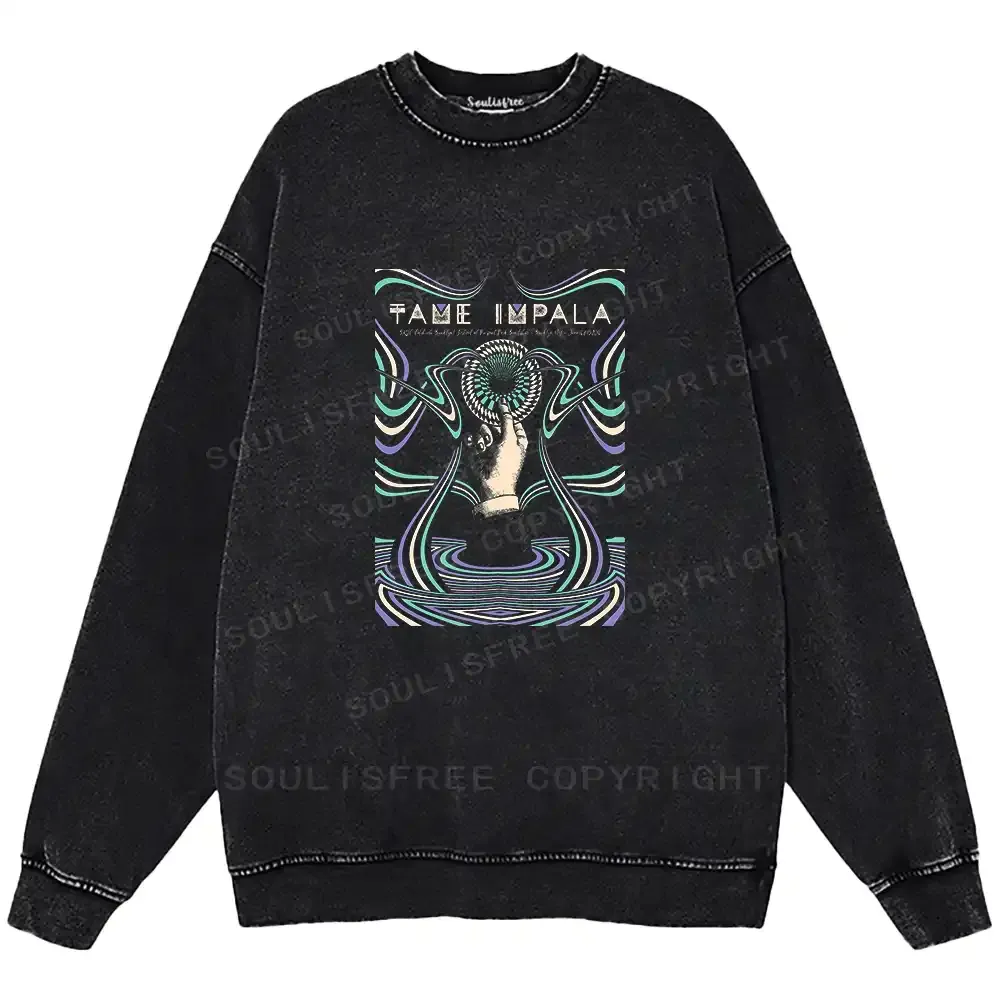 Tame Impala Washed Sweatshirts