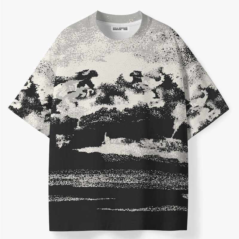 Soulisfree The Shape Of Silence ECO‑PERF Graphic Tee