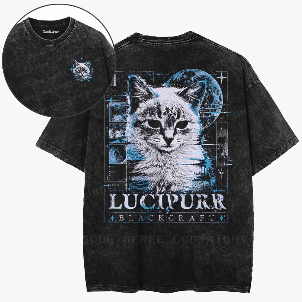 Soulisfree Lucipurr: Blackcraft Washed Tee