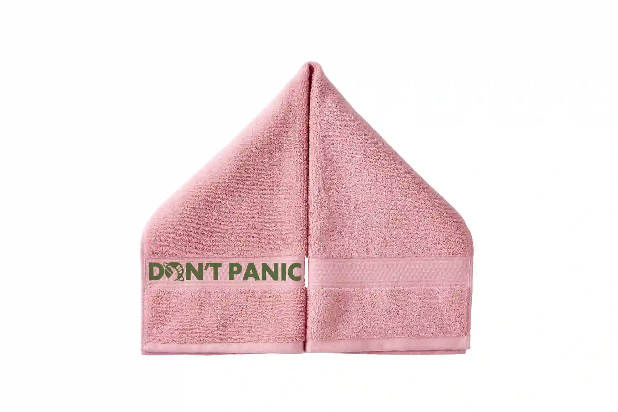 Don't Panic, The Answer Is 42 Embroidered Hand Towel