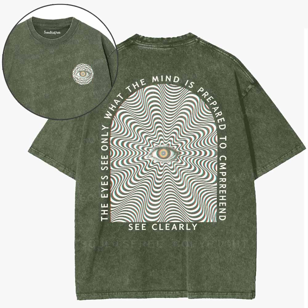 Soulisfree  The Eyes Of Perception Washed Tee