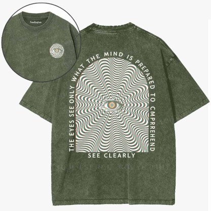 Soulisfree  The Eyes Of Perception Washed Tee