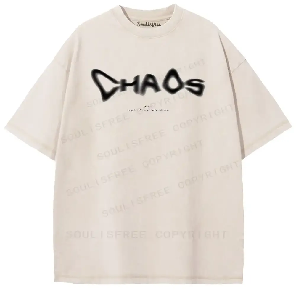 Chaos Graffiti-Style Washed T-shirt