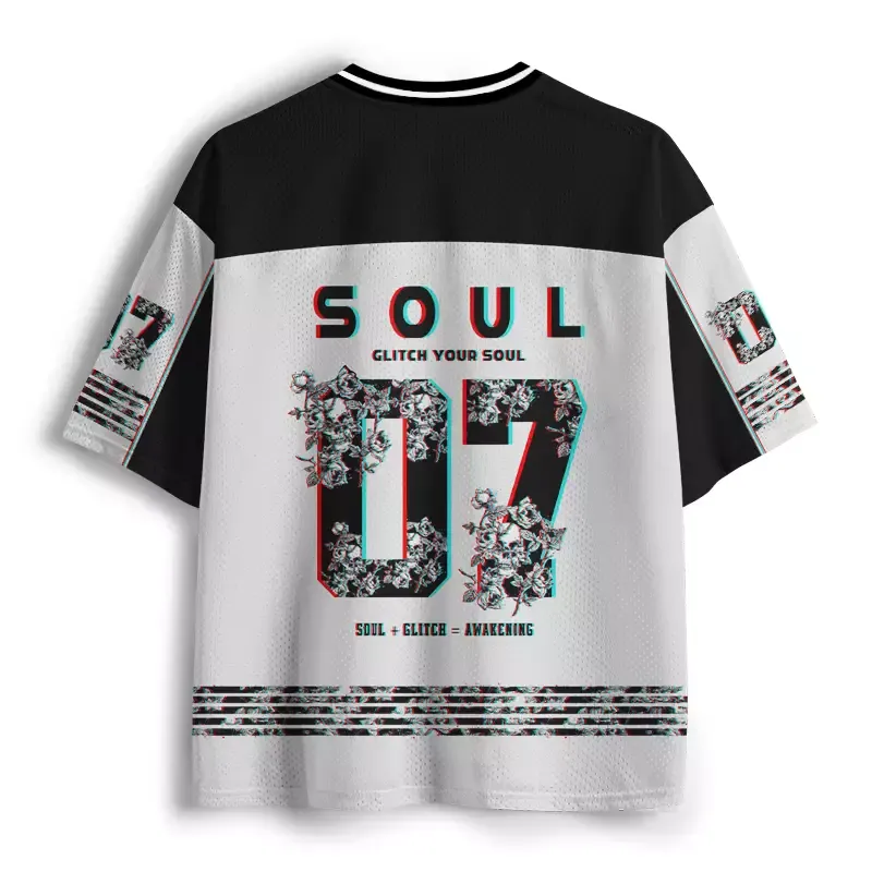 Soulisfree GLITCH YOUR SOUL Mesh Jersey