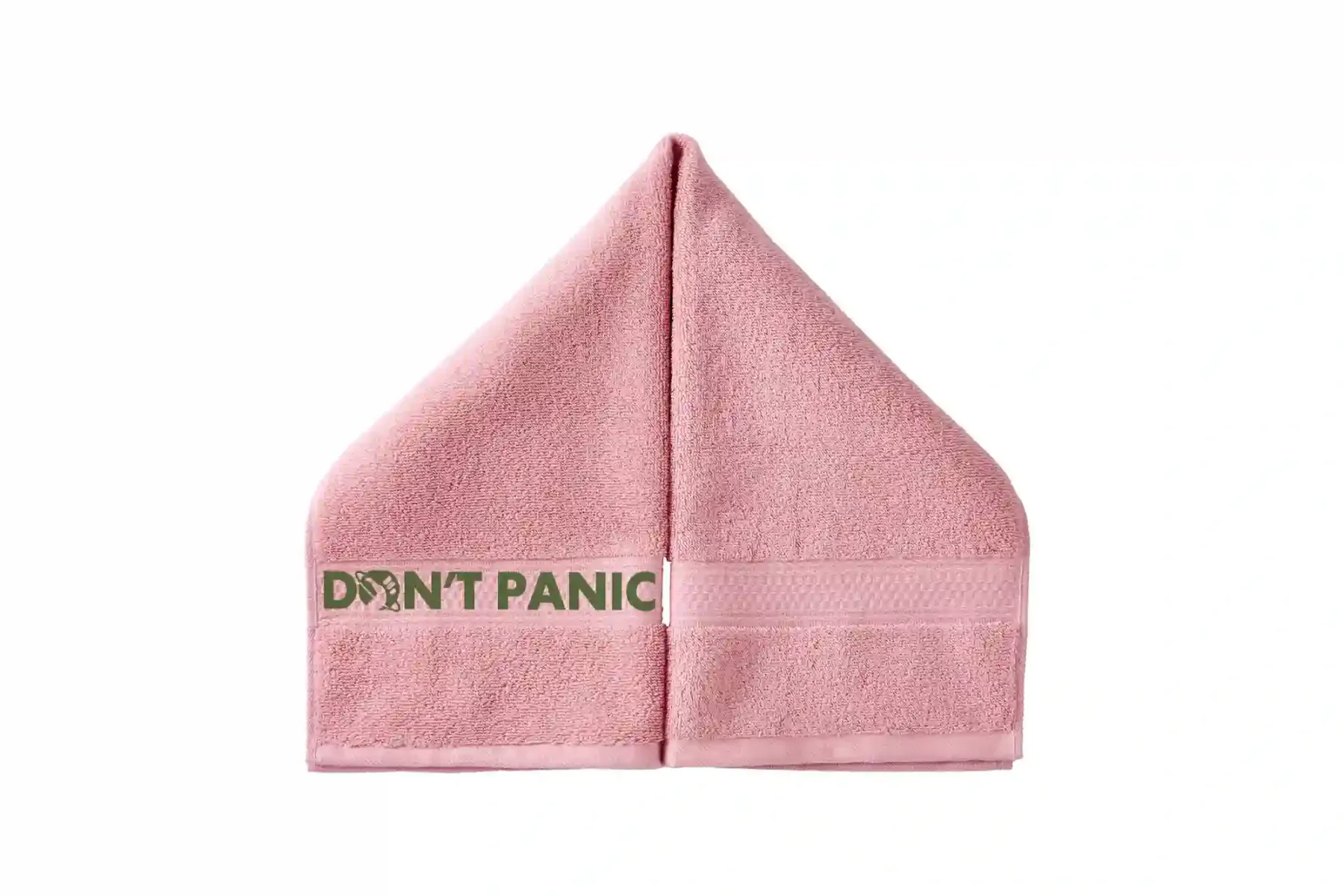 Don't Panic, The Answer Is 42 Embroidered Hand Towel