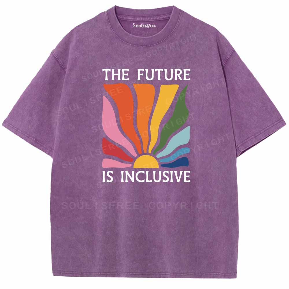 Soulisfree The Future Is Inclusive Washed Tee