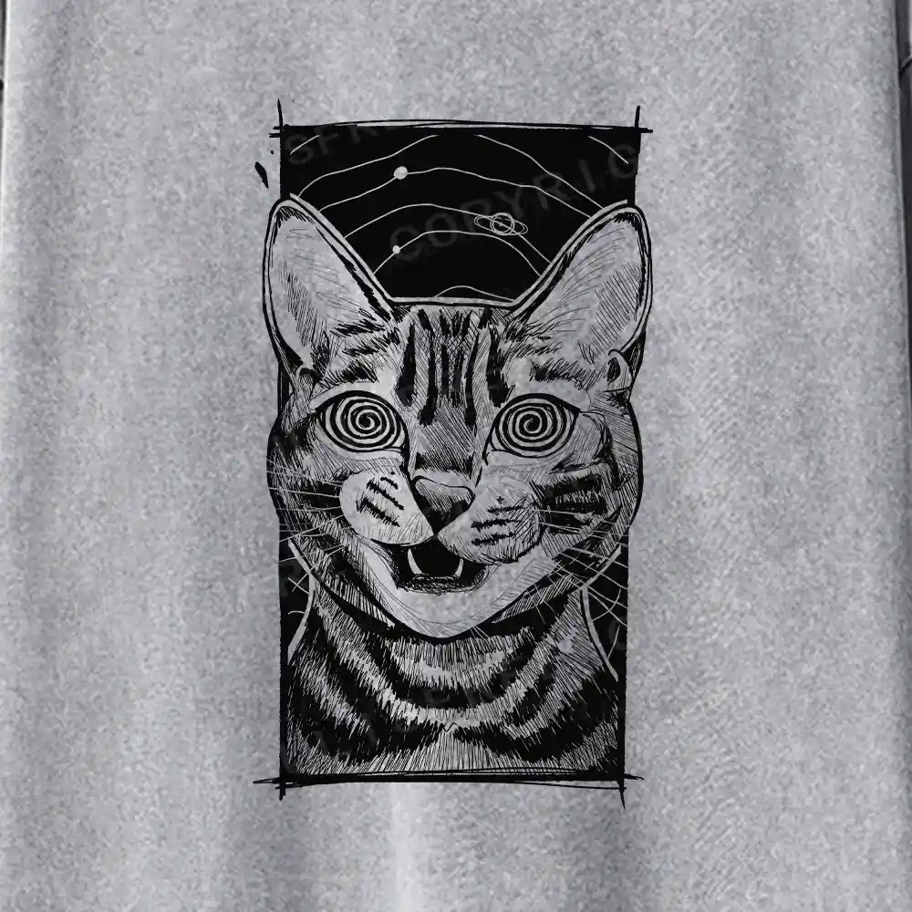 Hypnotic Cat Washed Long Sleeve Shirt