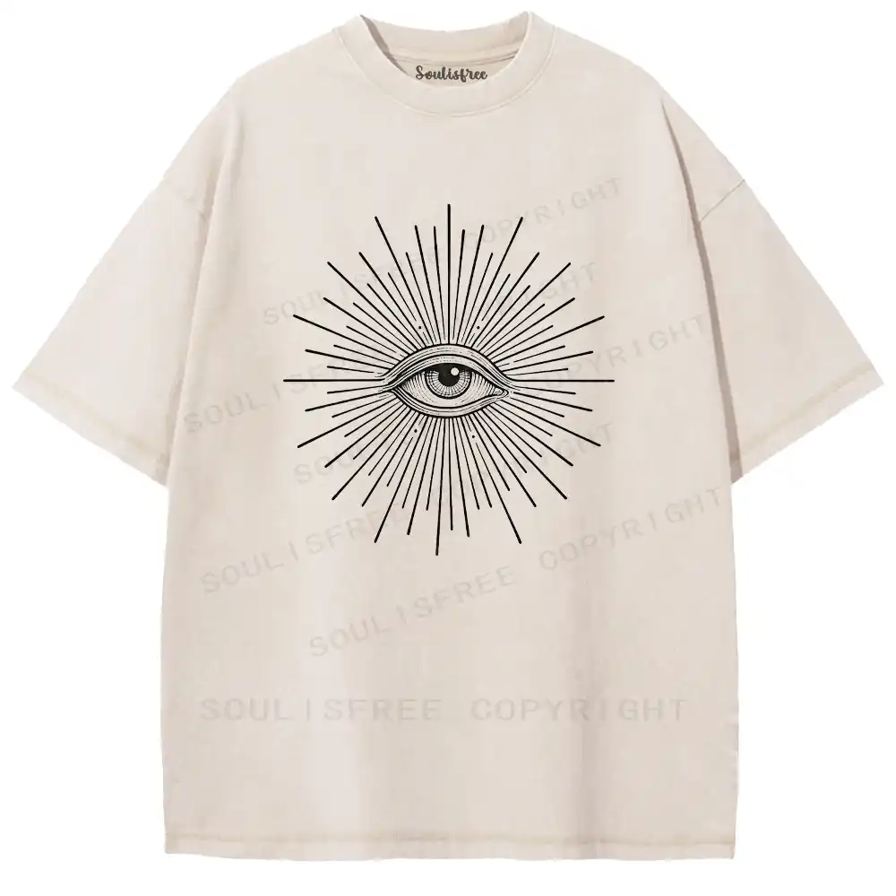 Radiant Sacred Eye Washed T-shirt