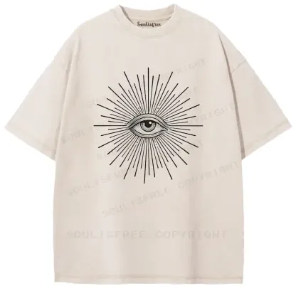 Radiant Sacred Eye Washed T-shirt